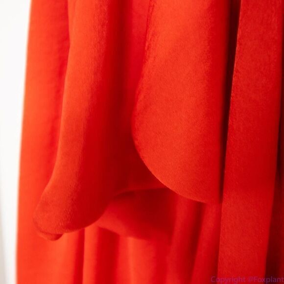 BCBGMaxAzria Palais One Shoulder‎ Cocktail Prom Dress, jewel red, size 8 - Picture 10 of 16